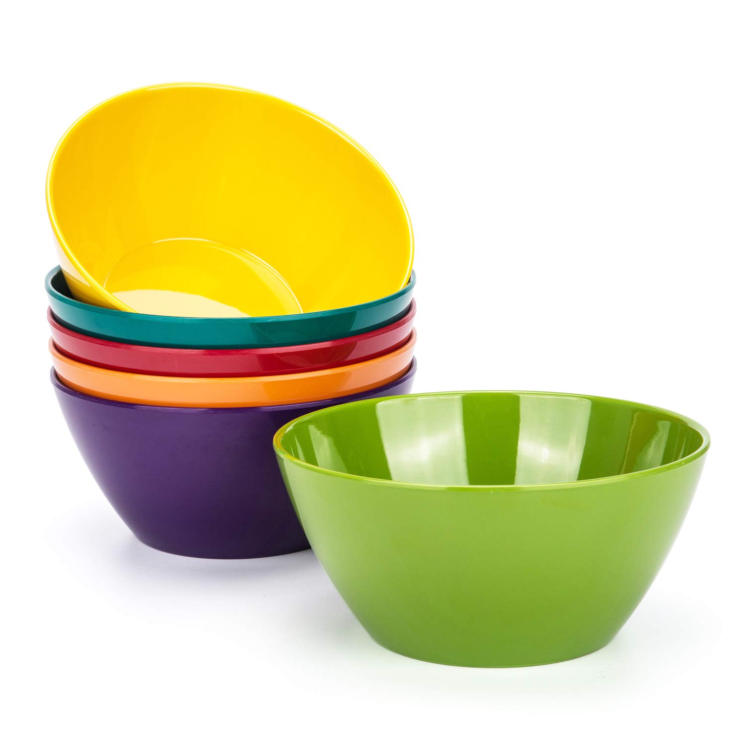 Amazon.com: KOXIN-KARLU 6-inch Melamine Bowls, 26-ounce Cereal